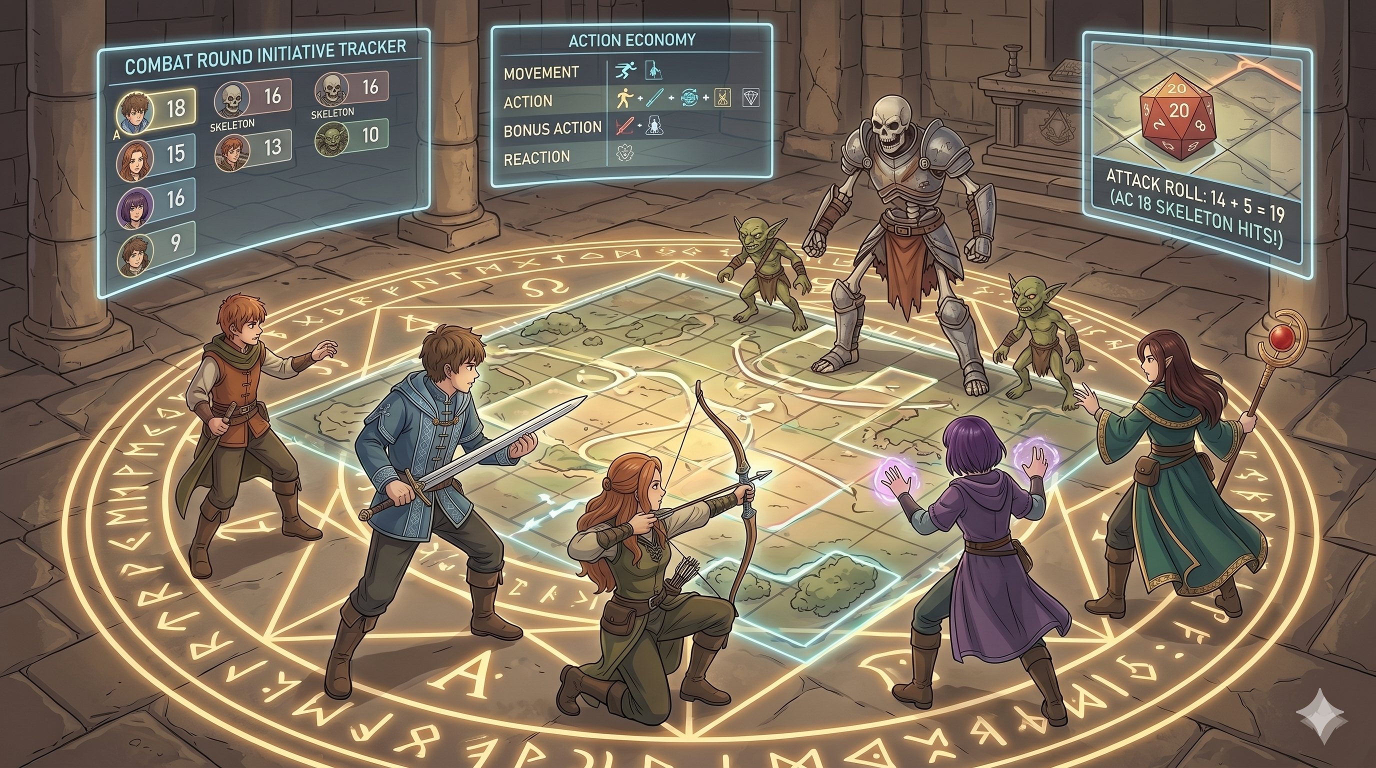 Combate en D&D 5e